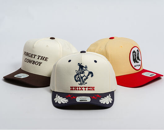Kšiltovka Brixton - Rodeo C Np Mp Snapback - Off White/Navy