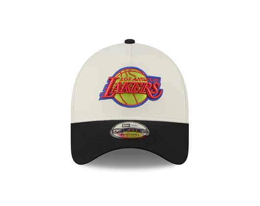 Kšiltovka New Era - NBA Thermal Vision 9FORTY A-Frame - LA Lakers - Chrome White