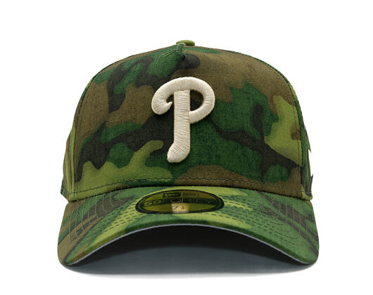 Kšiltovka New Era - MLB Ripstop Camo 59FORTY - Philadelphia Phillies - Woodland Camo