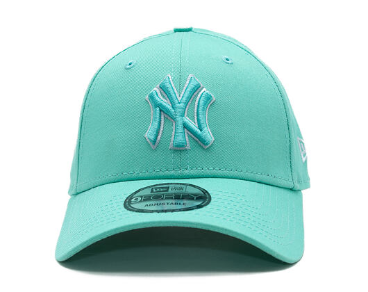 Kšiltovka New Era - MLB League Essential 9FORTY - NY Yankees - Green / Sky Blue