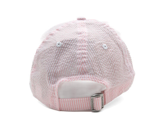 Dětská Kšiltovka New Era - MLB Seersucker 9TWENTY - LA Dodgers - Pink Rouge