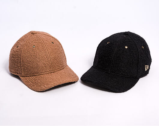Kšiltovka New Era - 9FORTY M-CROWN - Bouclé Texture - Black