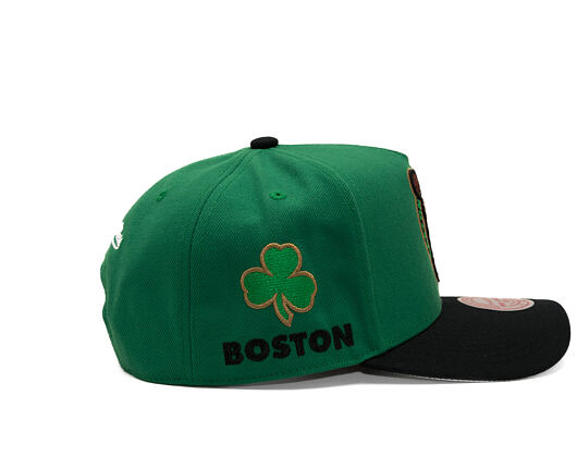 Kšiltovka Mitchell & Ness - In The City - NBA - Boston Celtics - Green