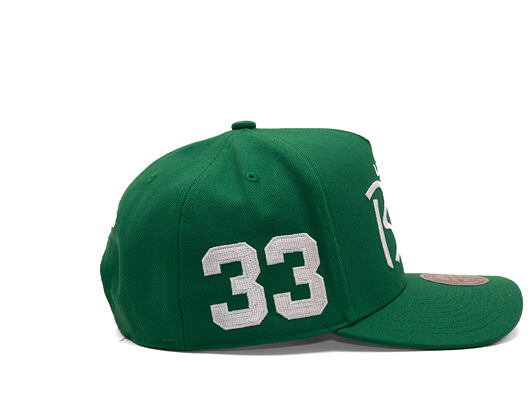 Kšiltovka Mitchell & Ness - Player Script Hwc - NBA - Boston Celtics - Larry Bird - Green