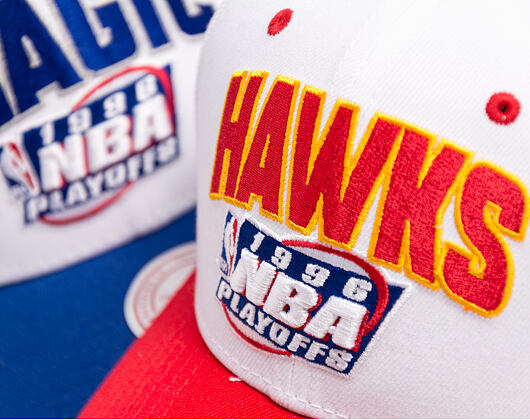 Kšiltovka Mitchell & Ness - Post Season Hwc - NBA - Atlanta Hawks - White