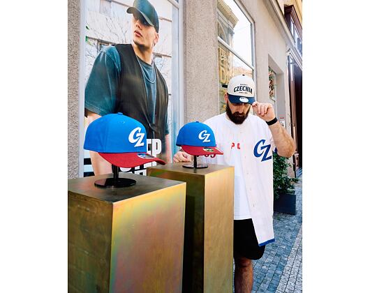 Kšiltovka New Era - Team Core Stretch-Snap 9SEVENTY - Baseball Czechia - Blue