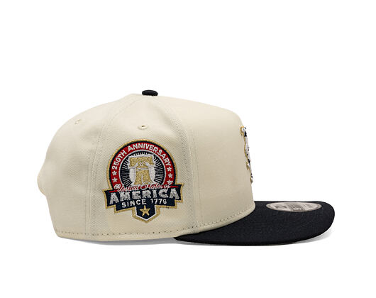 Kšiltovka New Era - MLB "American Flag" 9FIFTY - NY Mets - Chrome White