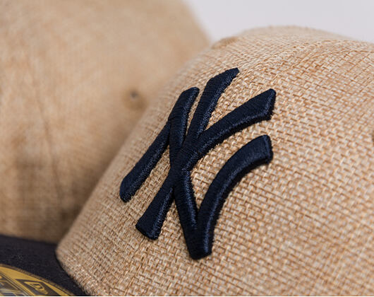 Kšiltovka New Era - MLB "Summer Twine" 59FIFTY - NY Yankees - Team Color / Open Market Tan