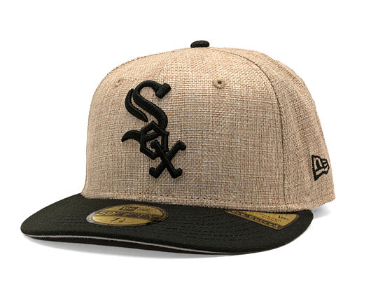 Kšiltovka New Era - MLB "Summer Twine" 59FIFTY - Chicago White Sox - Team Color / Open Market Tan