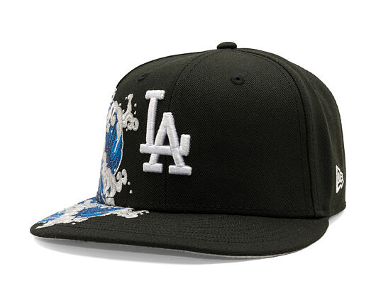 Kšiltovka New Era - MLB "Tidal Wave" 59FIFTY - LA Dodgers - Black