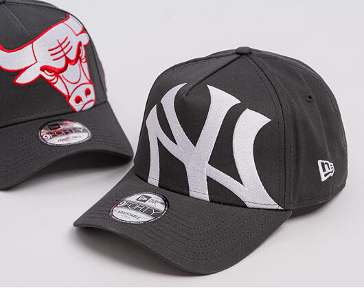 Kšiltovka New Era - MLB "Oversize Tilt" 9FORTY A-Frame - NY Yankees - Steel
