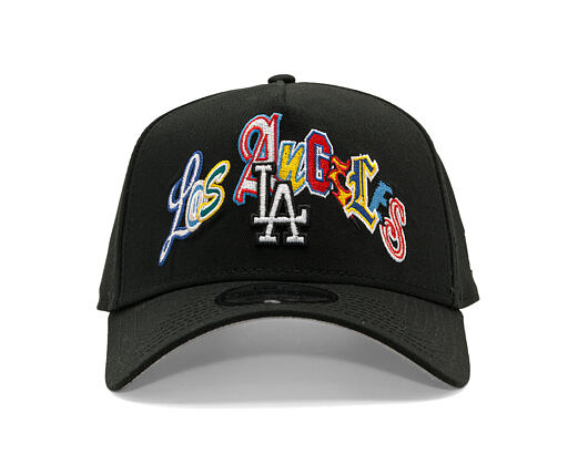 Kšiltovka New Era - MLB "Letter" 9FORTY A-Frame - LA Dodgers - Black