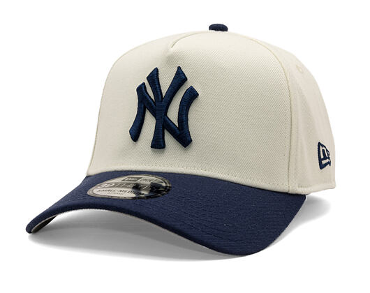 Kšiltovka New Era - MLB "2 Tone" 39THIRTY - NY Yankees - Chrome White / Navy