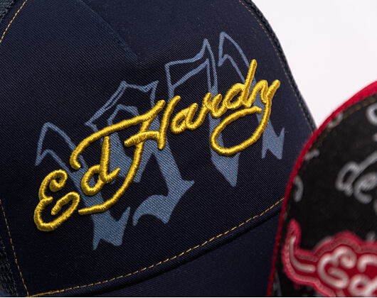 Kšiltovka Ed Hardy - 1971 5 Panel Trucker Cap - Navy