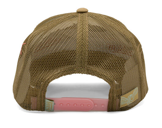 Kšiltovka Von Dutch - Trucker - Mint / Tan