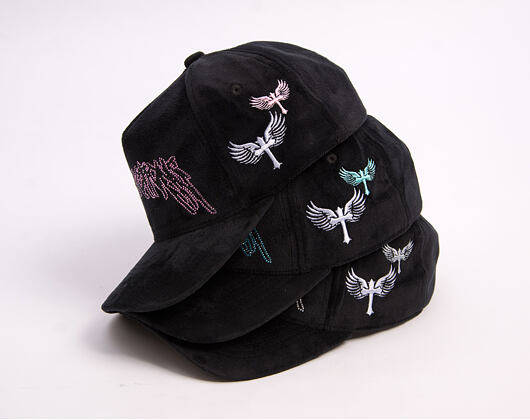 Kšiltovka Reflection Luxury New Angel Cap - Black Baby Blue Script