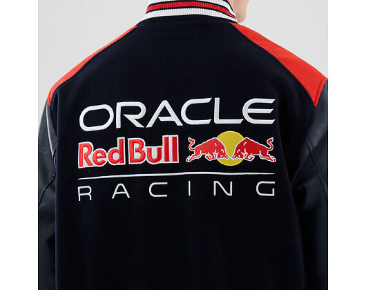 Bunda New Era - F1 Wordmark Varsity Jacket - RED BULL F1 - Navy Blue