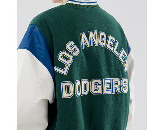 Bunda New Era - MLB Varsity Jacket - LA Dodgers - Cilantro Green