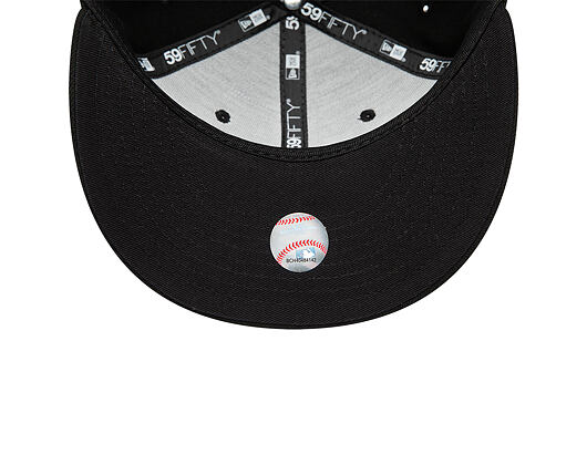 Kšiltovka New Era - MLB Black on Black 59FIFTY - Atlanta Braves - Black