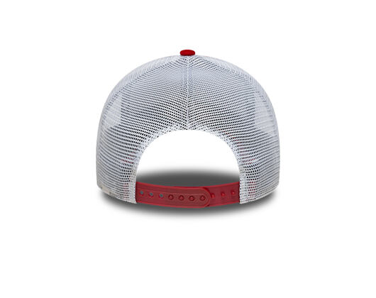 Kšiltovka New Era - Faux Suede 9FORTY A-Frame Trucker - AS Roma - Red