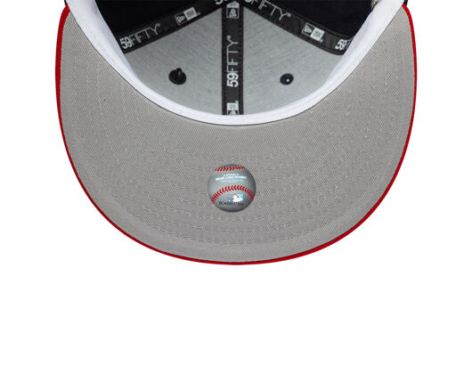 Kšiltovka New Era - MLB IMAGE DROP Cooperstown Icon 59FIFTY - Atlanta Braves - Navy / Scarlet