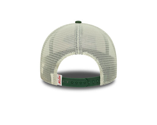 Kšiltovka New Era - Branded Graphic 9FORTY M-CROWN A-Frame Trucker - Cream / Cilantro Green