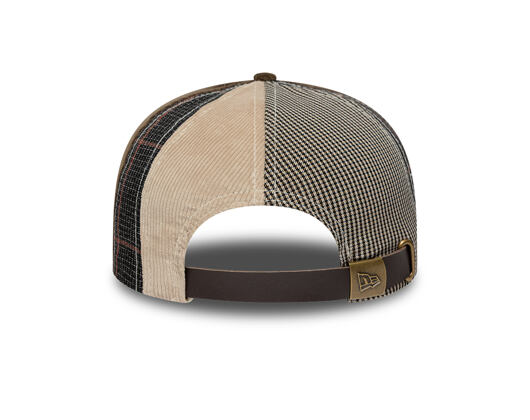 Kšiltovka New Era - MLB IMAGE DROP Patchwork 9FIFTY Retro Crown - NY Yankees - Brown