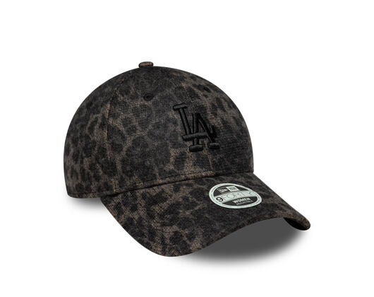 Dámská Kšiltovka New Era - MLB Cosy Leopard 9FORTY - LA Dodgers - Black