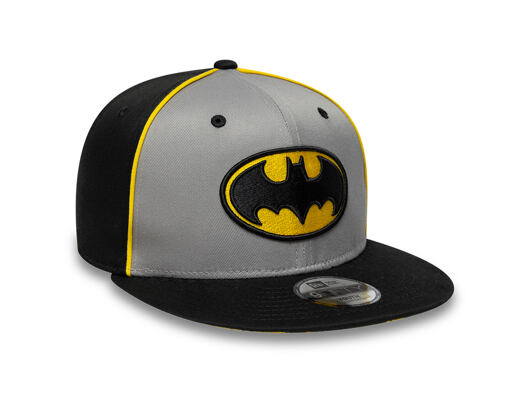 Dětská Kšiltovka New Era - DC Piping 9FIFTY - Batman - Black / Grey