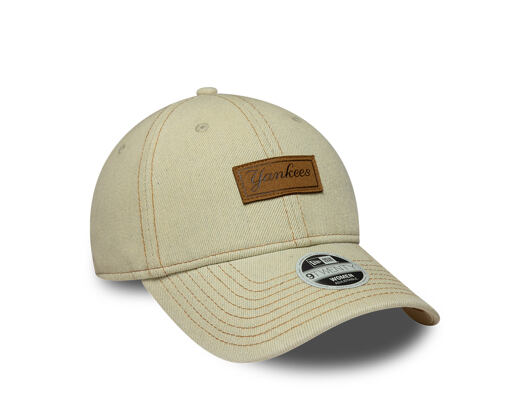 Dámská Kšiltovka New Era - MLB Denim 9TWENTY - NY Yankees - Cream