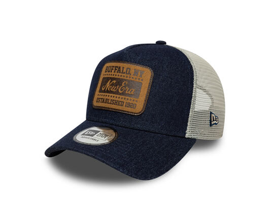 Kšiltovka New Era - Branded Patch Denim 9FORTY A-Frame Trucker - Royal
