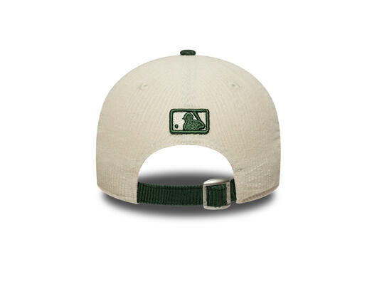 Kšiltovka New Era - MLB Cord 9FORTY M-CROWN - LA Dodgers - Cream / Cilantro Green