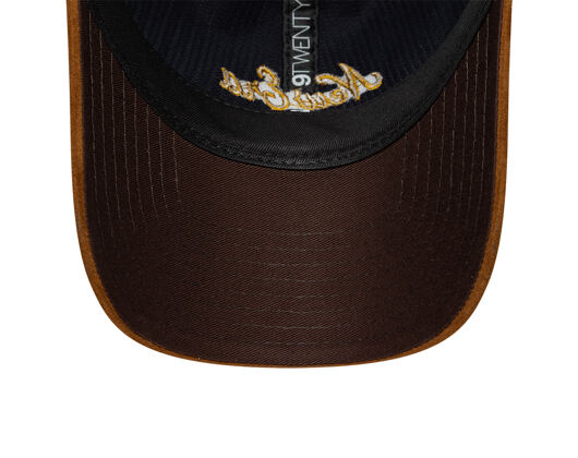 Kšiltovka New Era - Branded Cord Mix 9TWENTY - Navy / Brown