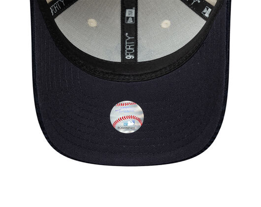 Dětská Kšiltovka New Era - MLB Cord 9FORTY M-CROWN - NY Yankees - Cream / Navy