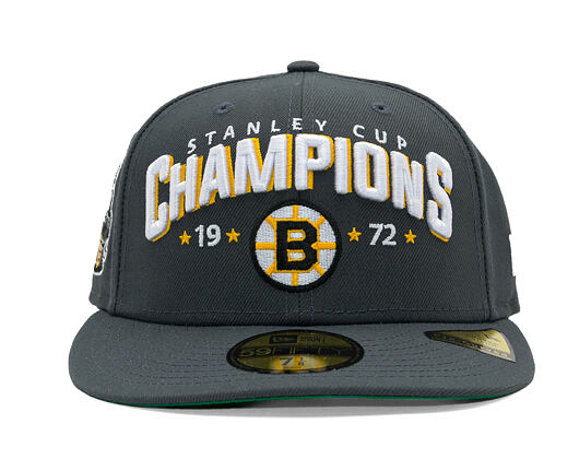 Kšiltovka New Era - NHL Champion VC 59FIFTY - Boston Bruins - Graphite