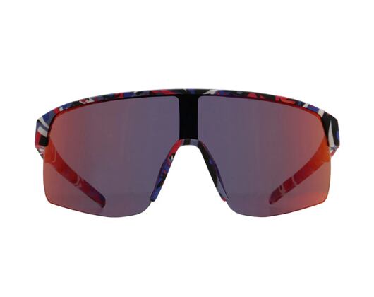 Sluneční Brýle Red Bull SPECT - DAKOTA - Matt Blue/Burgundy - Red-Purple Mirror