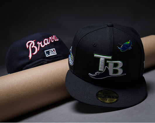 Kšiltovka New Era - MLB IMAGE DROP 59FIFTY - Tampa Bay Rays - Black
