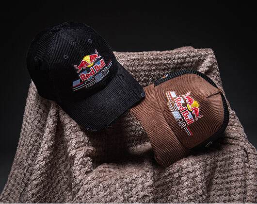 Kšiltovka New Era - F1 Distressed Cord 9FORTY - RED BULL F1 - Black
