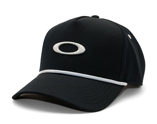 Kšiltovka Oakley - Oakley Ellipse Rope Hat - Black/White