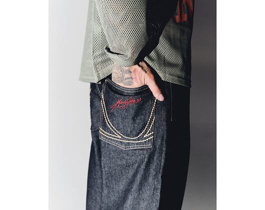Džíny Karl Kani - Kani Jeans Rinsed Relaxed Baggy Jeans