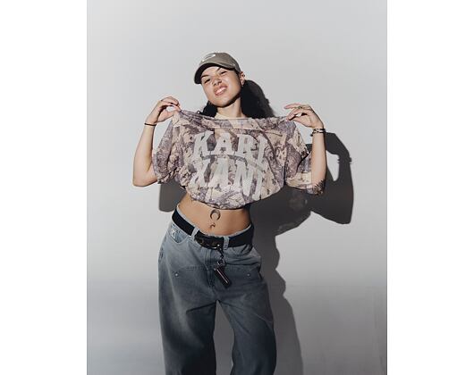 Dres Karl Kani - Heritage Wood Camo Mesh Boxy Jersey