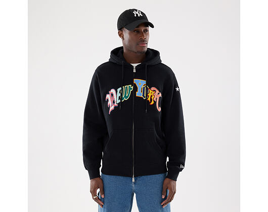 Mikina New Era - MLB 2Way Hoodie Multi - NY Yankees - Black