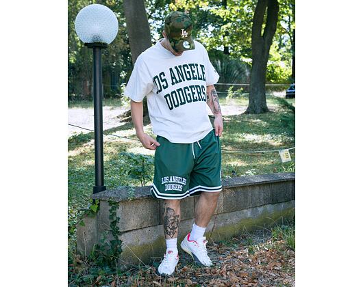 Kraťasy New Era - MLB Comfort Shorts - LA Dodgers - Green