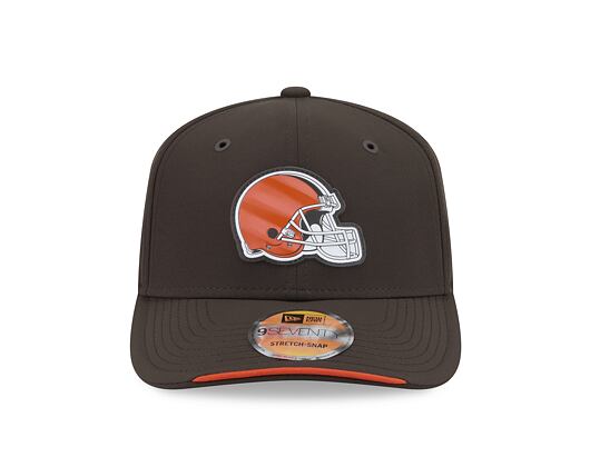 Kšiltovka New Era - NFL 2026 Sideline 9SEVENTY Stretch-Snap - Cleveland Browns - Team Color