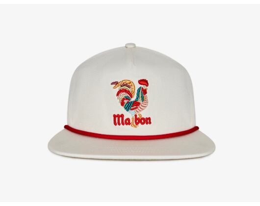 Kšiltovka Malbon - Rooster Snapback - Cream