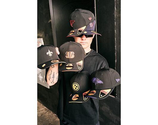 Kšiltovka New Era - NFL 2026 Sideline 9SEVENTY Stretch-Snap - Pittsburgh Steelers - Team Color