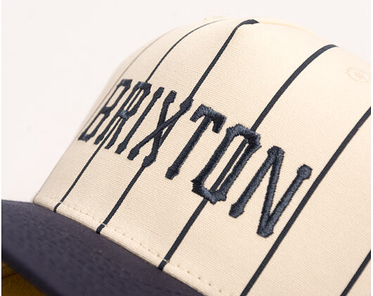 Kšiltovka Brixton - Homerun Snapback - Off White/Washed Navy