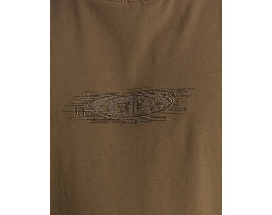 Triko Oakley - Echo Mod Embroidered Tee - Deep Olive