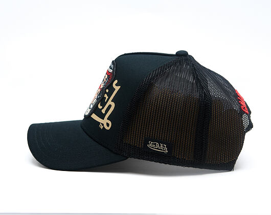 Kšiltovka Von Dutch - Trucker - Love Patch - Black