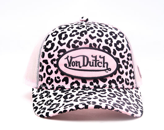 Dámská Kšiltovka Von Dutch - Baseball - Velvet Print Embroidery - Pink / Camo